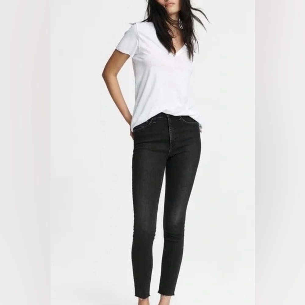 Rag and bone high rise skinny jeans